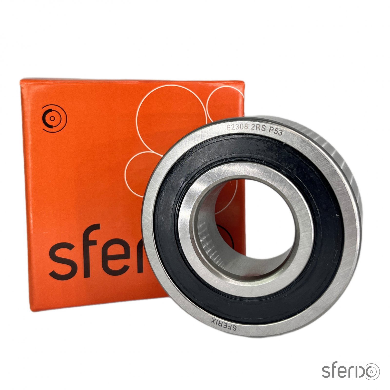 Радиально-упорный однорядный подшипник 62308 2RS P53 SFERIX - Сферикс - фото -  1